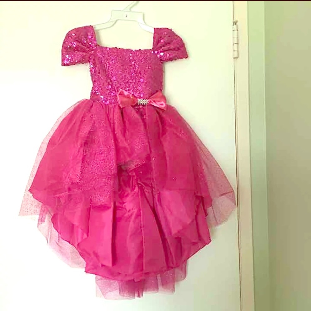Sequin Pageant Girls Gown - Picture 1 of 4